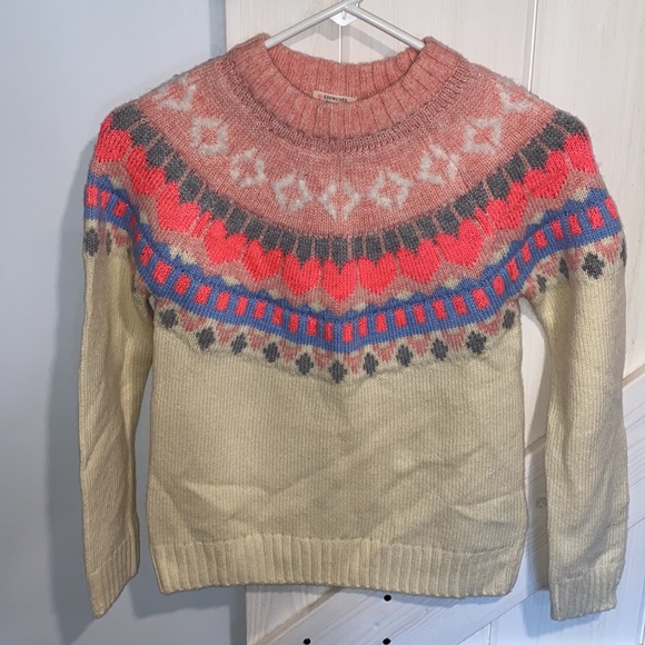 NWT Crewcuts Festive Fair Isle Sweater - Picture 3 of 9